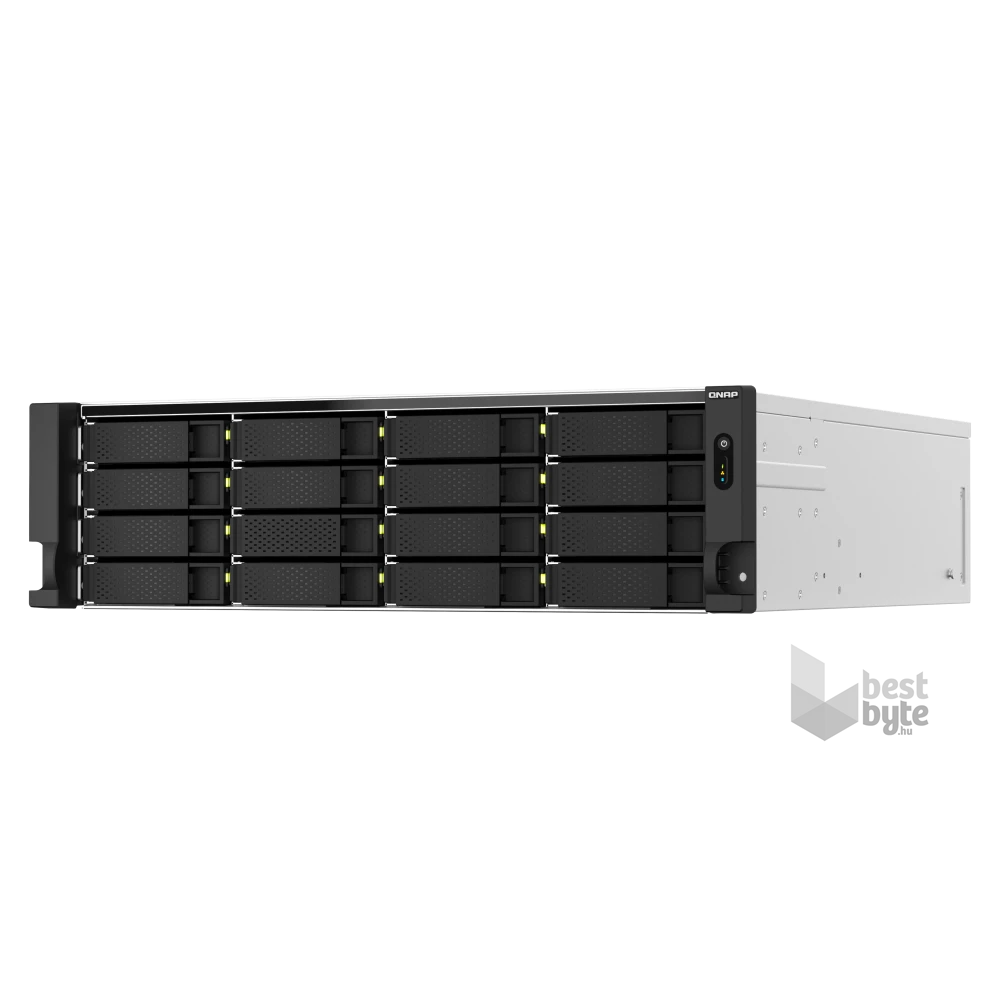 QNAP TS-h2287XU-RP-E2378-64G 22xSSD/HDD 3U rackbe szerelhető hibrid ZFS NAS