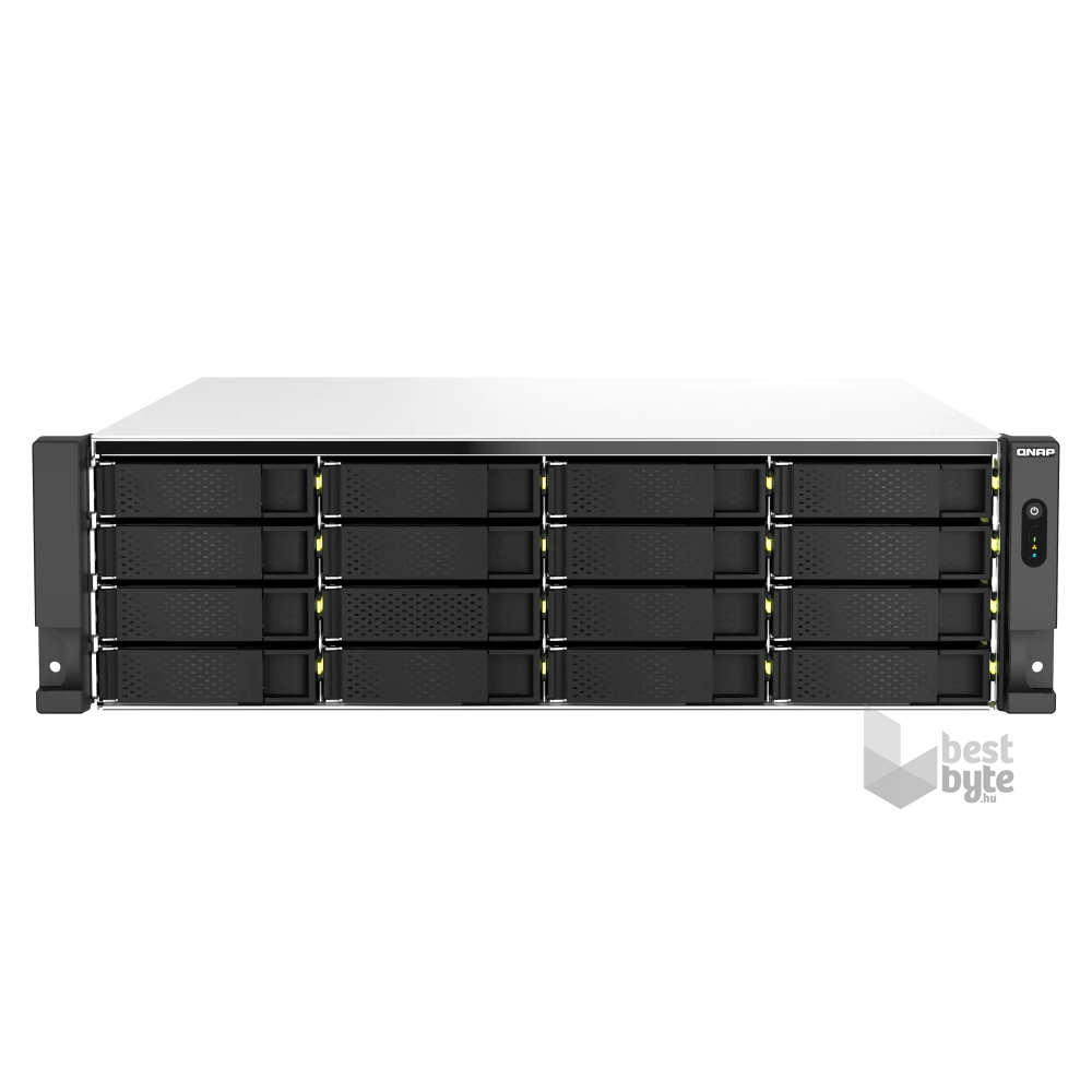 QNAP TS-h2287XU-RP-E2378-64G 22xSSD/HDD 3U rackbe szerelhető hibrid ZFS NAS
