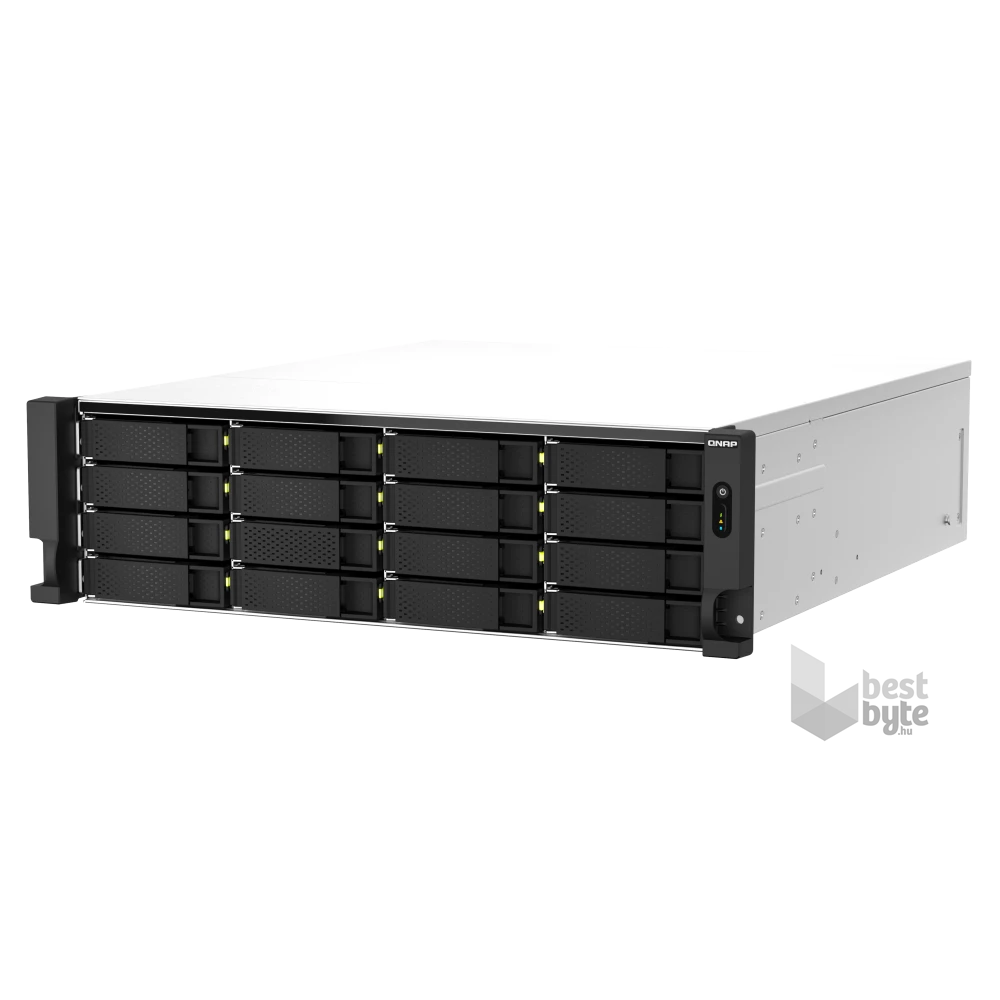 QNAP TS-h2287XU-RP-E2378-64G 22xSSD/HDD 3U rackbe szerelhető hibrid ZFS NAS