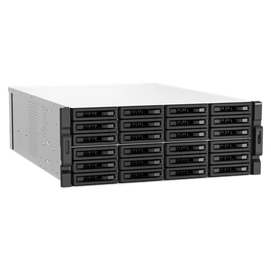 QNAP TS-h3087XU-RP-E2378-64G 30xSSD/HDD 4U rackbe szerelhető hibrid ZFS NAS