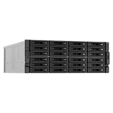 QNAP TS-h3087XU-RP-E2378-64G 30xSSD/HDD 4U rackbe szerelhető hibrid ZFS NAS