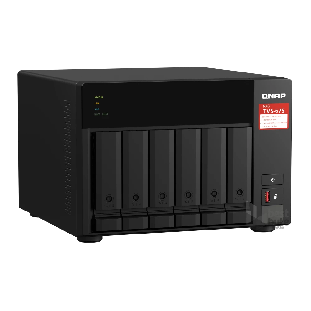 QNAP TVS-675-8G 6xSSD/HDD NAS