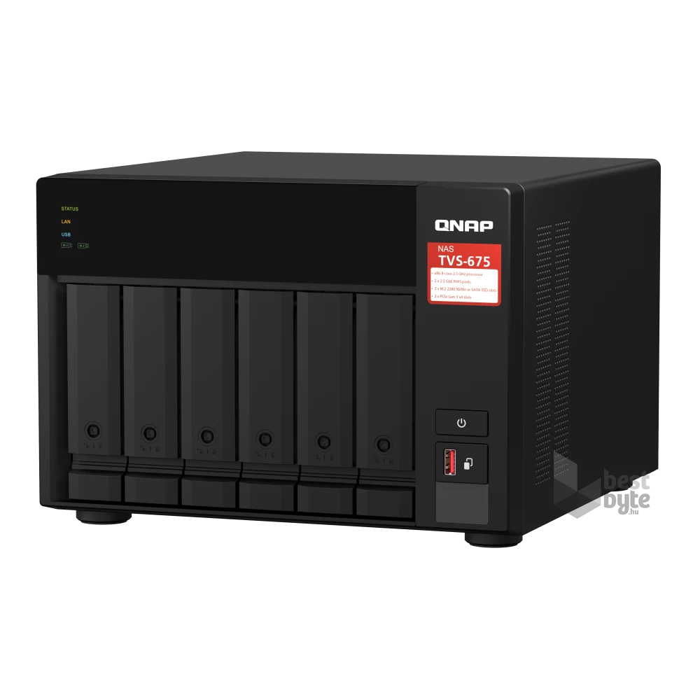 QNAP TVS-675-8G 6xSSD/HDD NAS