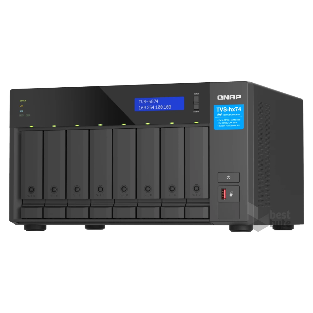 QNAP TVS-H874-I7-32G 8xSSD/HDD NAS