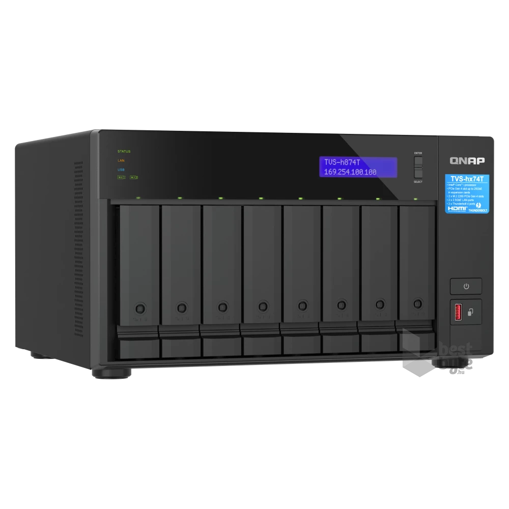 QNAP TVS-h874T-i9-64G 8xSSD/HDD Thunderbolt NAS