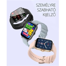 QUAZAR Q-YPRO20 PHONE unisex okosóra hívás funkcióval, Szürke