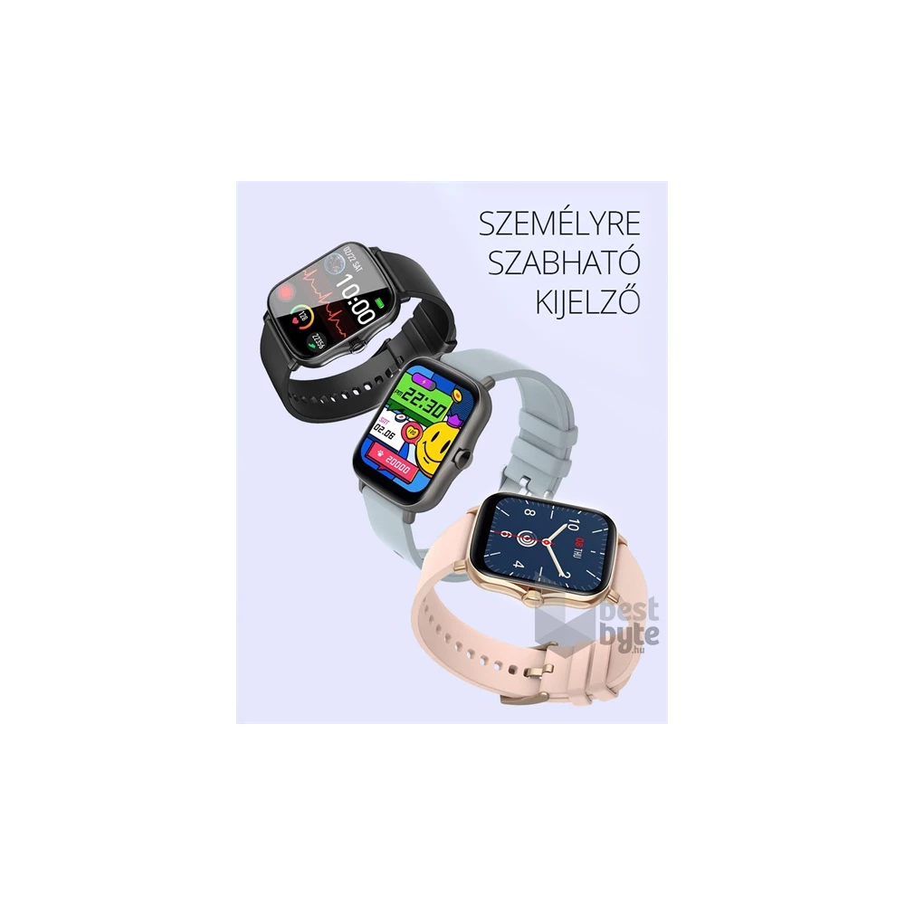 QUAZAR Q-YPRO20 PHONE unisex okosóra hívás funkcióval, Szürke