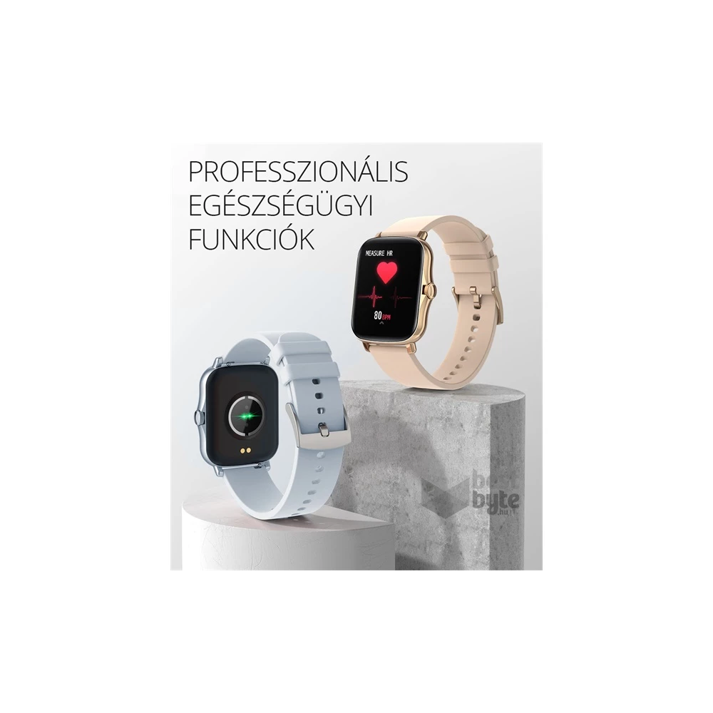 QUAZAR Q-YPRO20 PHONE unisex okosóra hívás funkcióval, Szürke