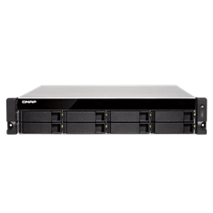 QNAP TS-873U-RP-8G 8x SSD/HDD, rackbe szerelhető, redundáns táp, NAS