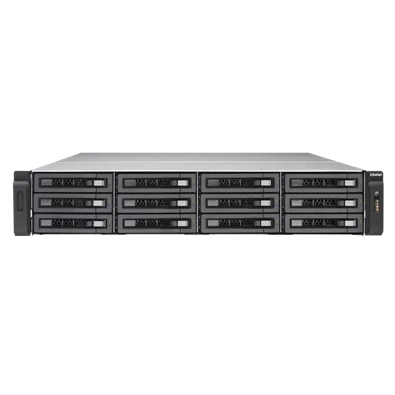 QNAP TES-1885U-D1521-8GR 18x SSD/HDD, rackbe szerelhető, redundáns táp, NAS