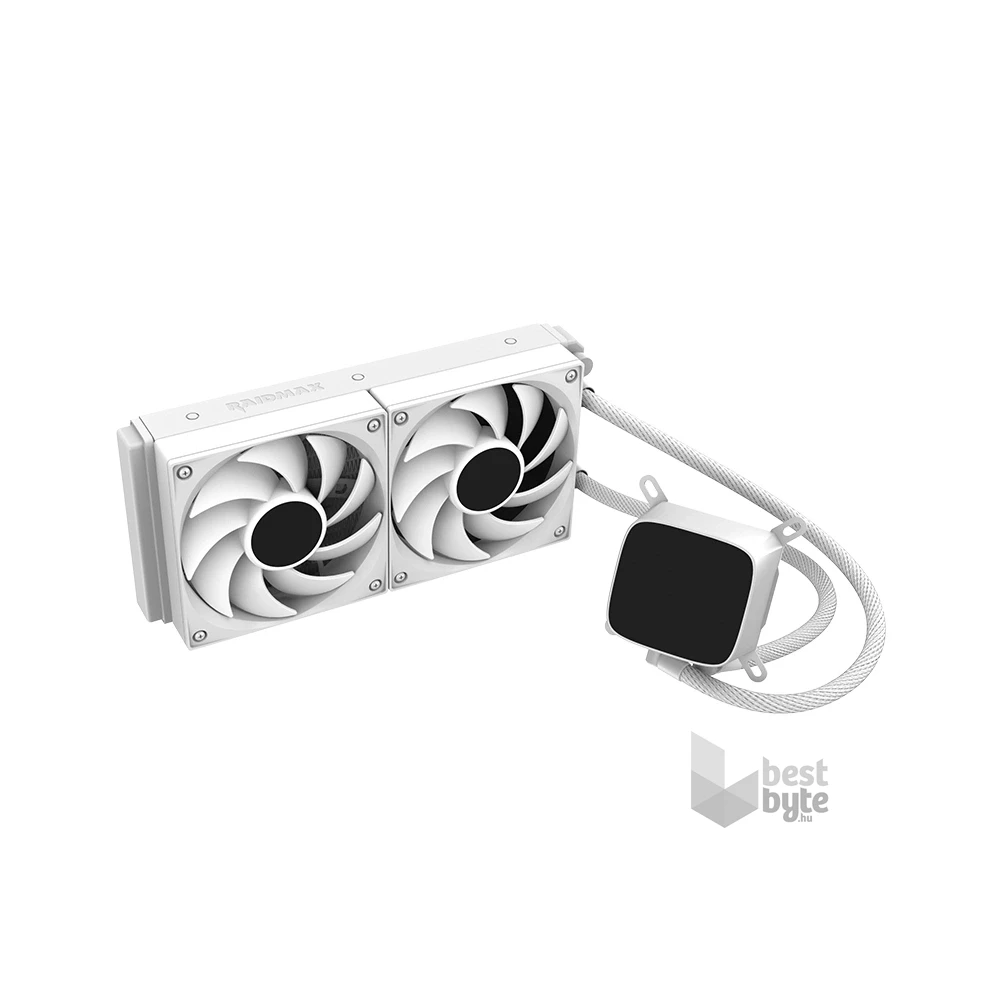 RAIDMAX DIGITAL LD240 ARGB WHITE LCD kijelzős vízhűtés