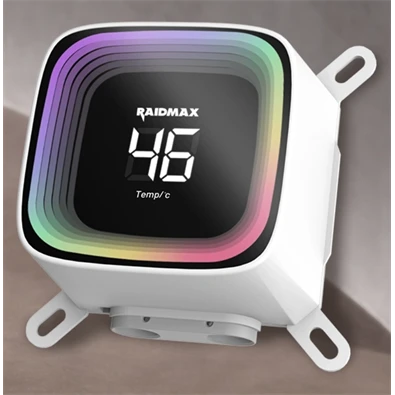 RAIDMAX DIGITAL LD240 ARGB WHITE LCD kijelzős vízhűtés