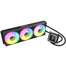 RAIDMAX DIGITAL LD360 ARGB BLACK LCD kijelzős vízhűtés