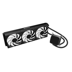 RAIDMAX DIGITAL LD360 ARGB BLACK LCD kijelzős vízhűtés