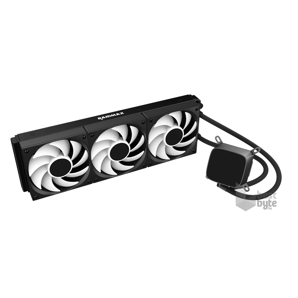RAIDMAX DIGITAL LD360 ARGB BLACK LCD kijelzős vízhűtés