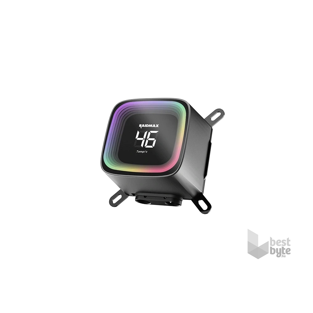 RAIDMAX DIGITAL LD360 ARGB BLACK LCD kijelzős vízhűtés