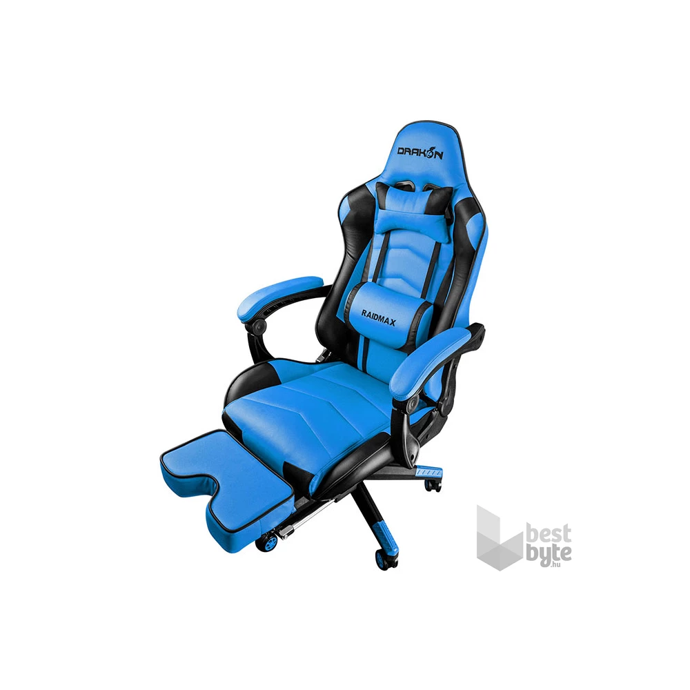 RAIDMAX Drakon DK709 kék / fekete gamer szék