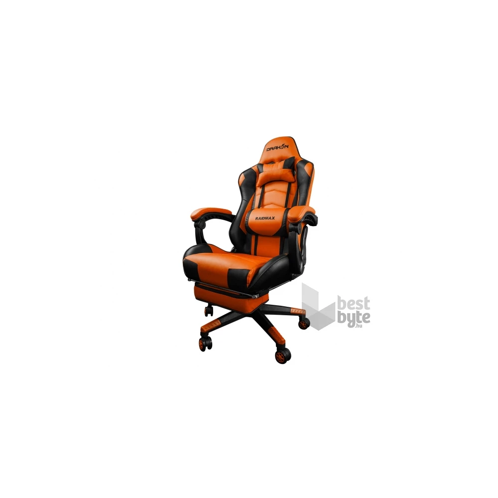 RAIDMAX Drakon DK709 narancssárga / fekete gamer szék