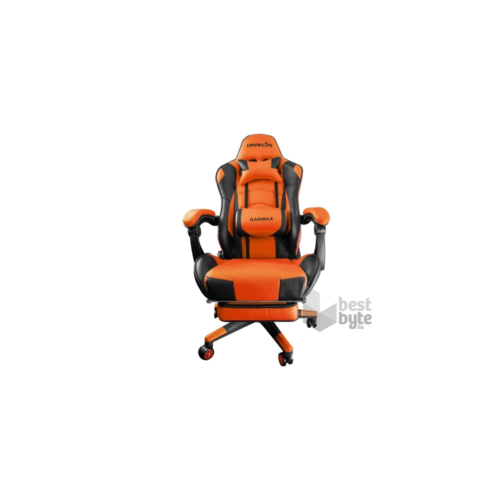 RAIDMAX Drakon DK709 narancssárga / fekete gamer szék
