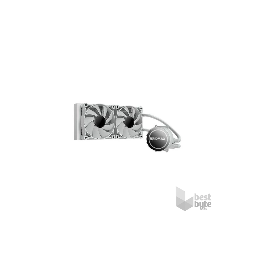 RAIDMAX INFINITA LS240 240mm ARGB fehér vízhűtéses processzor hűtő