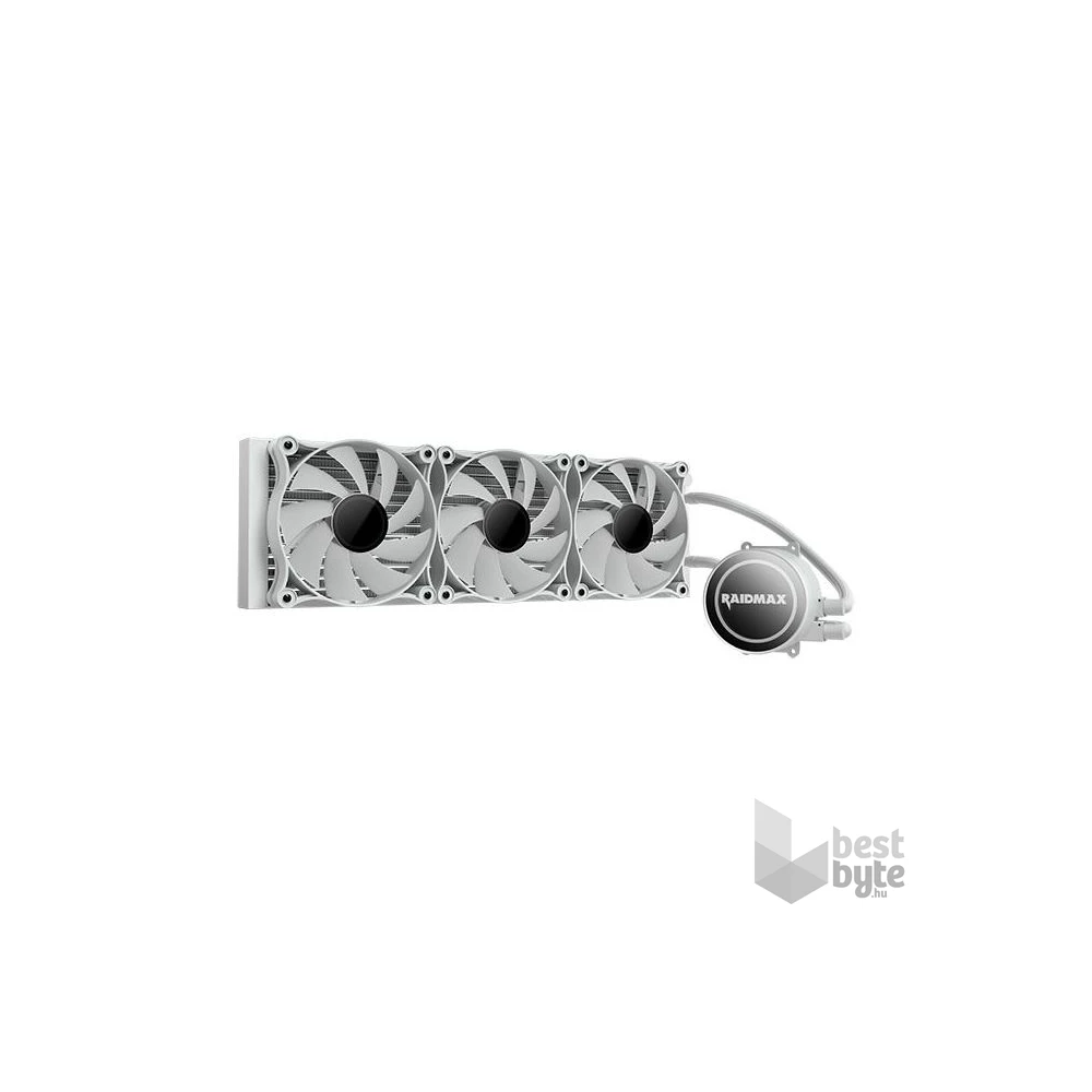 RAIDMAX INFINITA LS360 360mm ARGB fehér vízhűtéses processzor hűtő