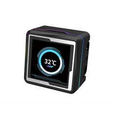 RAIDMAX LM360 360mm ARGB+LCD fekete vízhűtéses processzor hűtő