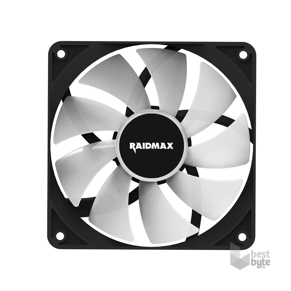 RAIDMAX X-AIR 120mm PWM RGB fekete ventilátor