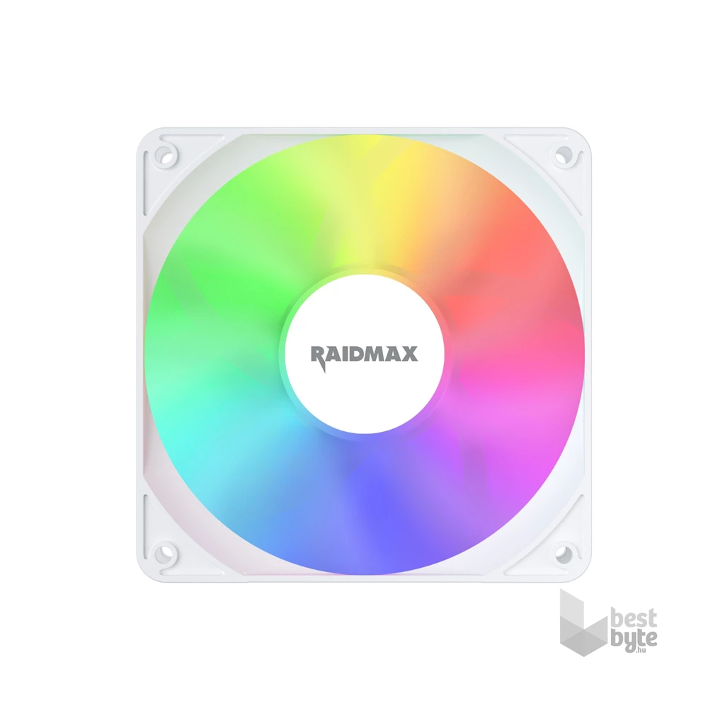 RAIDMAX X-AIR 4db 120mm RGB fehér ventilátor