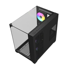 RAIDMAX i620 BLACK ATX  fekete számítógépház