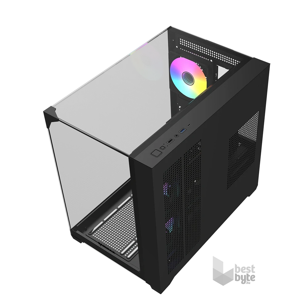 RAIDMAX i620 BLACK ATX  fekete számítógépház