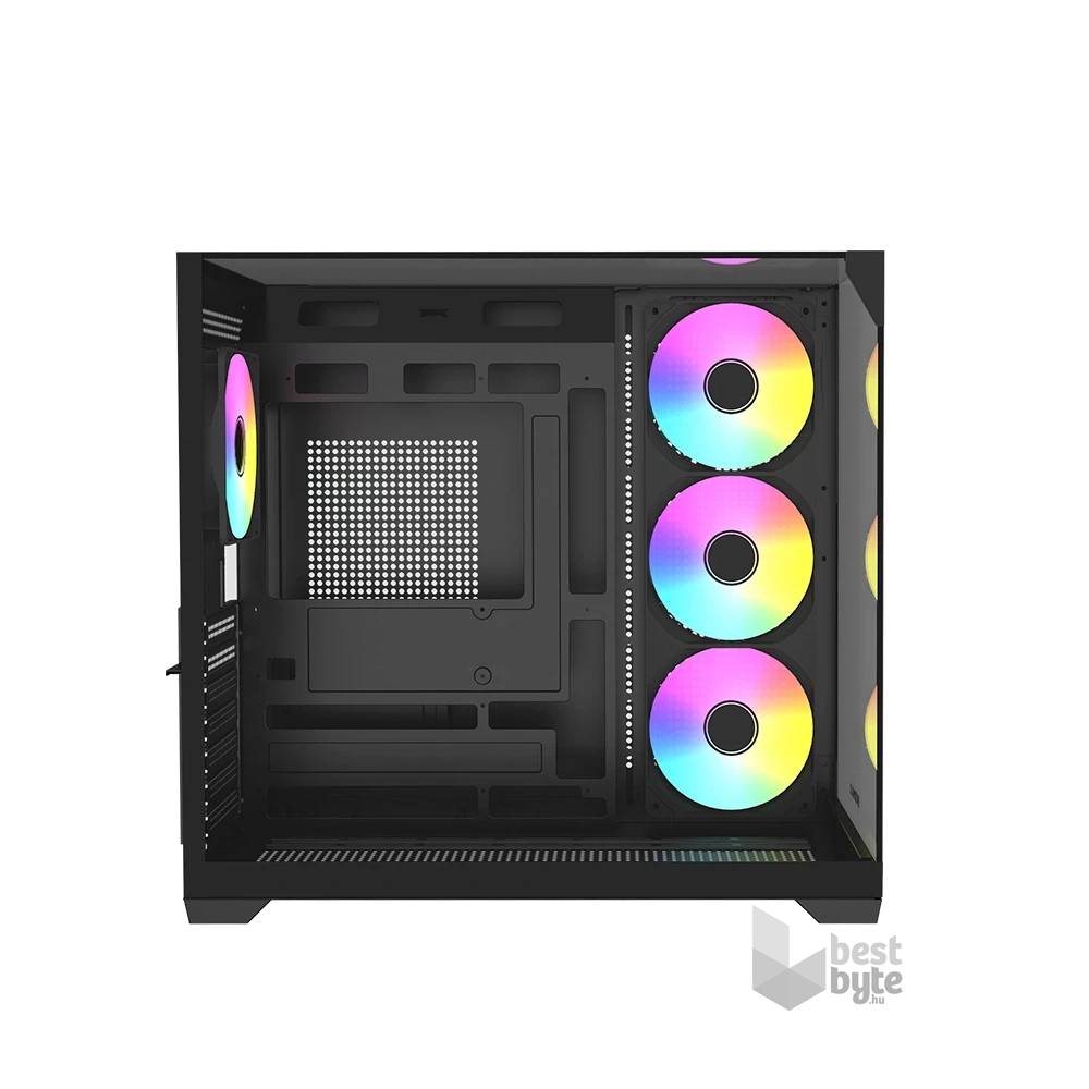 RAIDMAX i620 BLACK ATX  fekete számítógépház