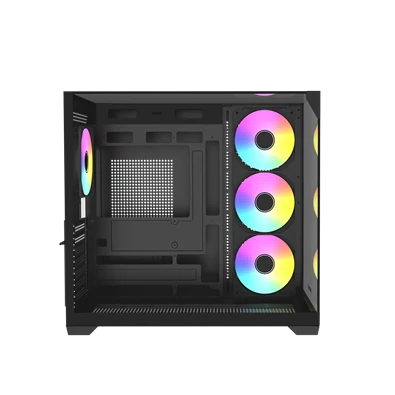 RAIDMAX i620 BLACK ATX  fekete számítógépház