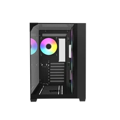 RAIDMAX i620 BLACK ATX  fekete számítógépház