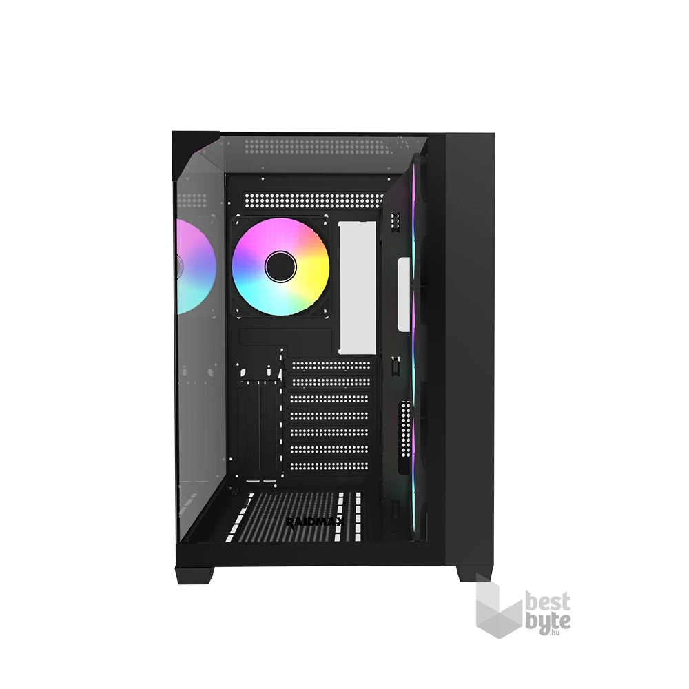 RAIDMAX i620 BLACK ATX  fekete számítógépház