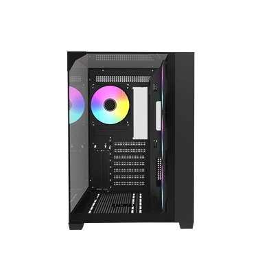 RAIDMAX i620 BLACK ATX  fekete számítógépház