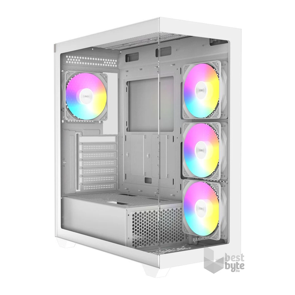 RAIDMAX i800 fehér (táp nélküli) ablakos ATX ház