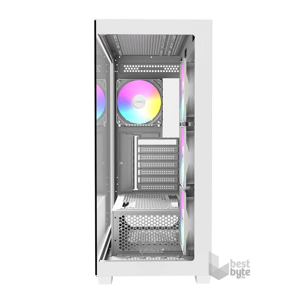 RAIDMAX i800 fehér (táp nélküli) ablakos ATX ház