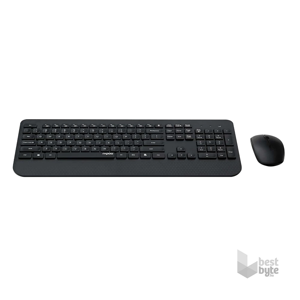 Rapoo 00217476 X3500 2,4GHZ vezeték nélküli fekete billentyűzet + egér