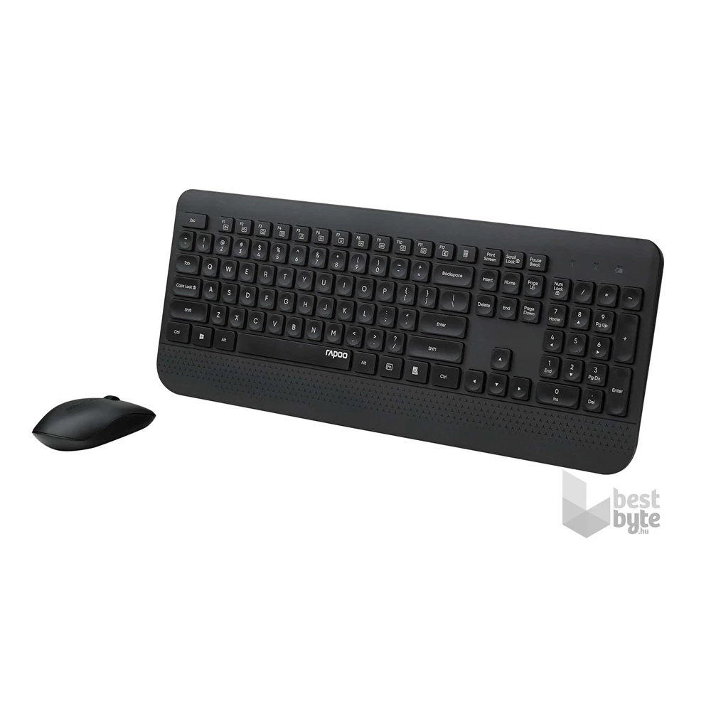 Rapoo 00217476 X3500 2,4GHZ vezeték nélküli fekete billentyűzet + egér