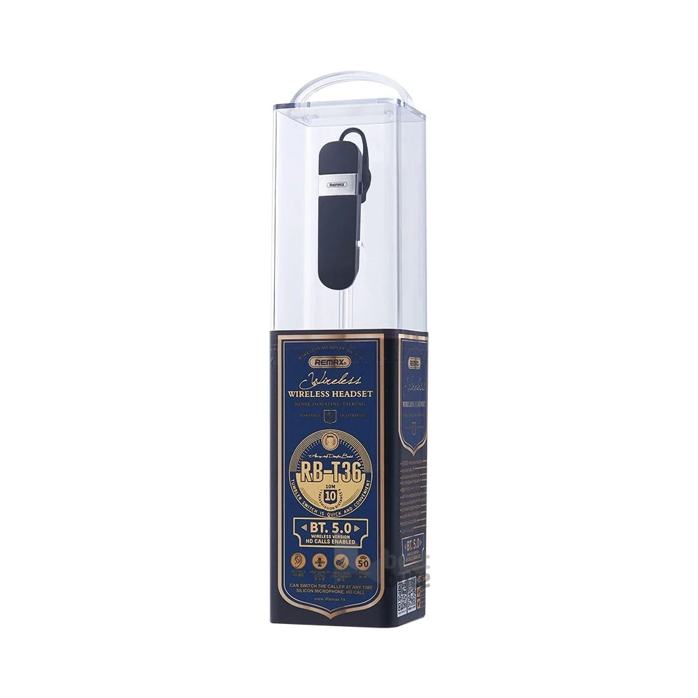 REMAX RB-T36 Bluetooth fekete mono headset