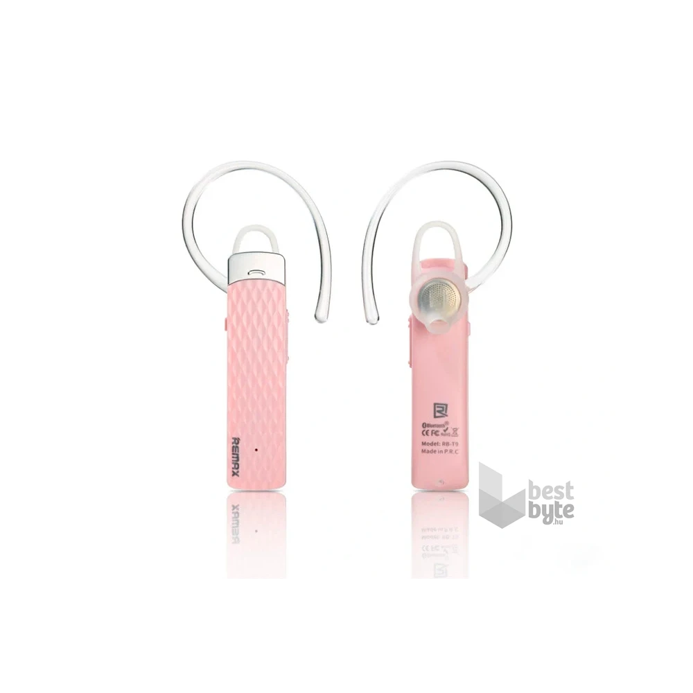 REMAX RB-T9 Bluetooth rózsaszín mono headset