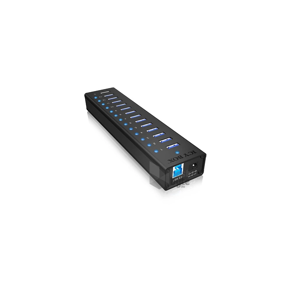 Raidsonic ICY BOX 13 portos USB3.0 HUB + USB charge port 5 V, 2.4 A