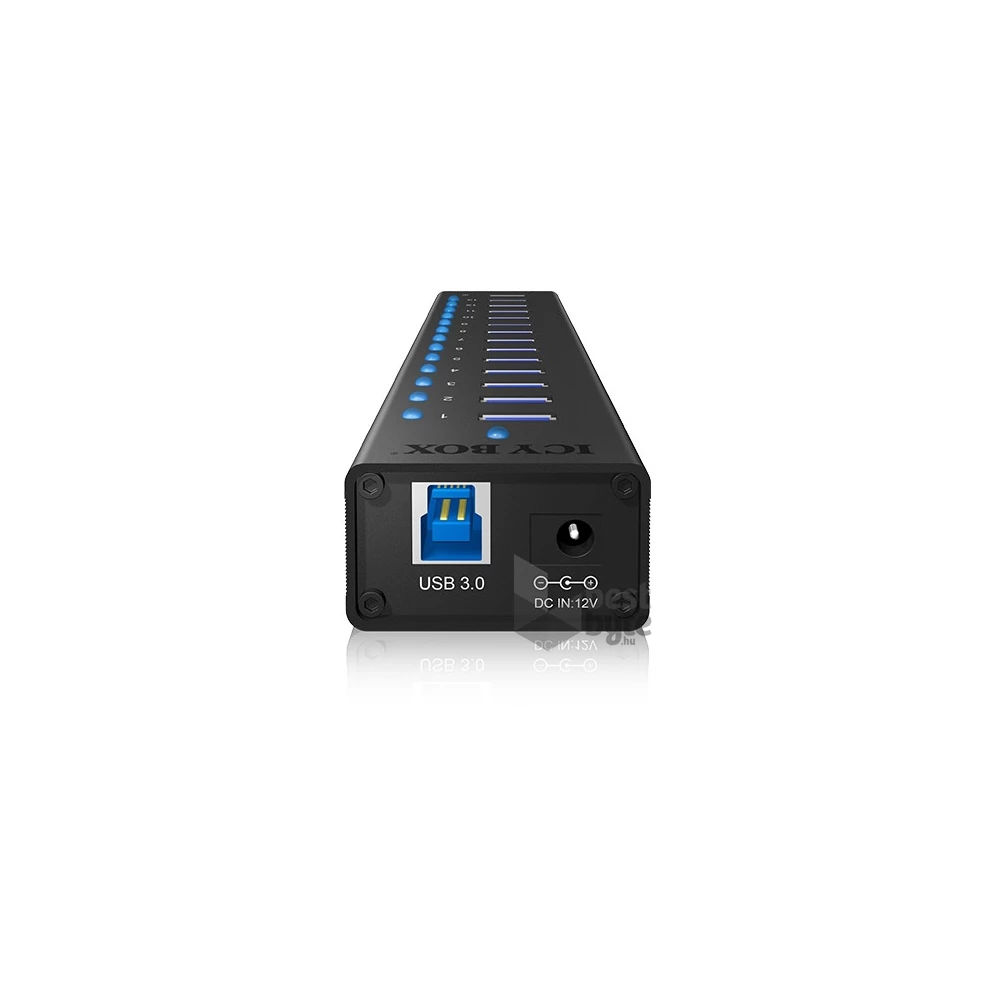 Raidsonic ICY BOX 13 portos USB3.0 HUB + USB charge port 5 V, 2.4 A