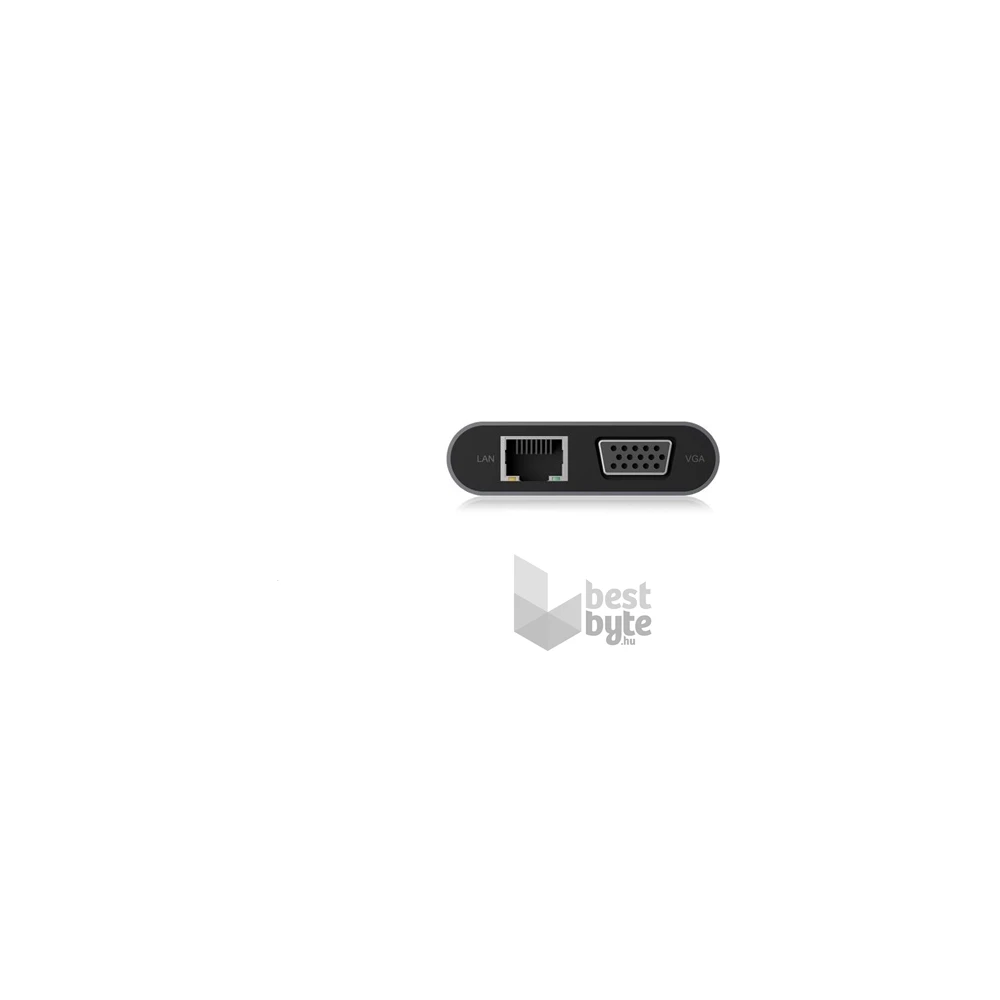 Raidsonic ICY BOX DockingStation 10-in-1 USB-C dokkoló szürke