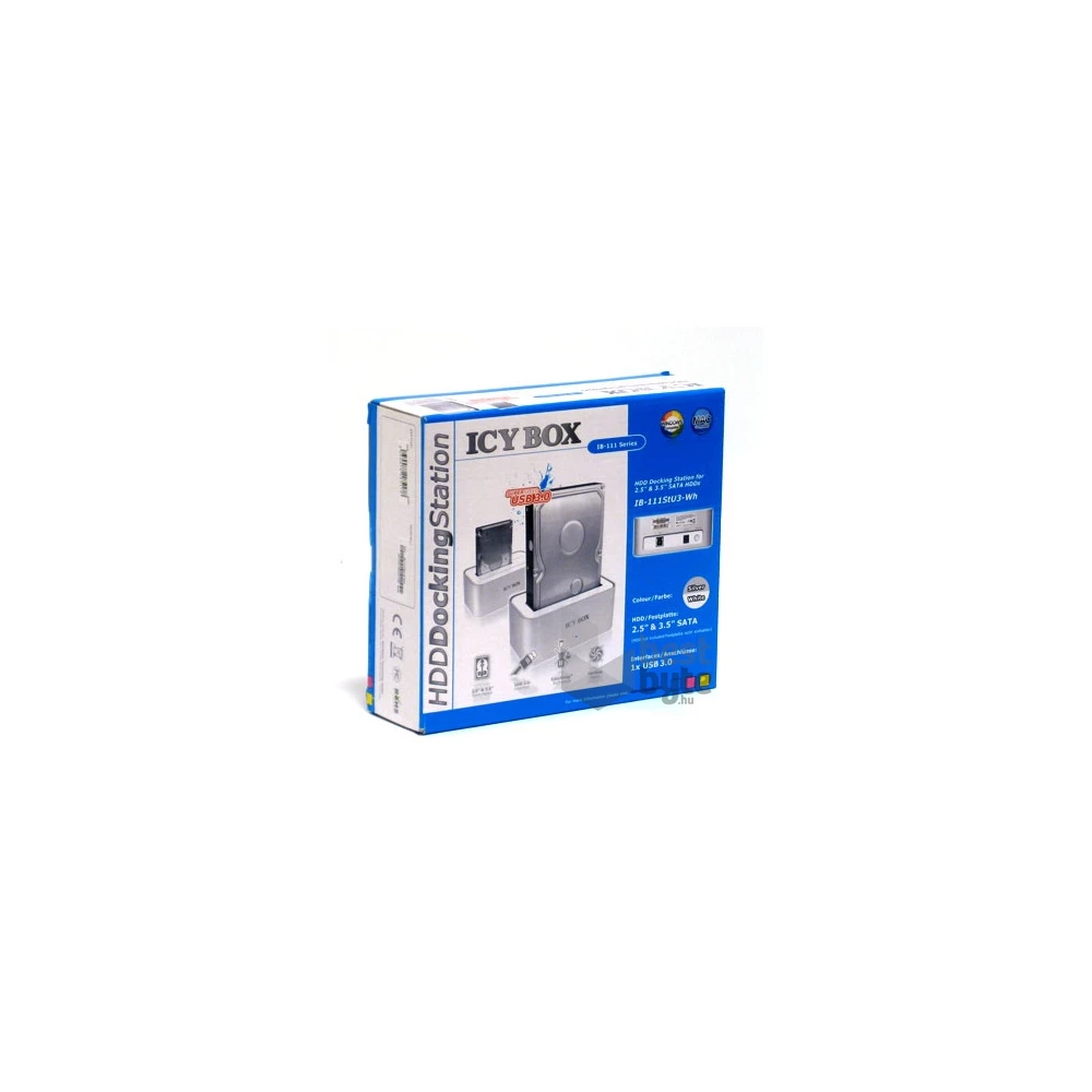 Raidsonic ICY BOX IB-111STU3-WH 2.5/3.5" USB3.0 SATA dokkoló