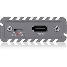 Raidsonic ICY BOX IB-1817M-C31 M.2 NGFF USB3.1 C Gen 2 külső ház szürke NVME