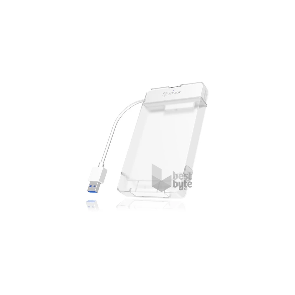 Raidsonic ICY BOX IB-AC703-U3 2.5" USB3.0 SATA külső ház átlátszó