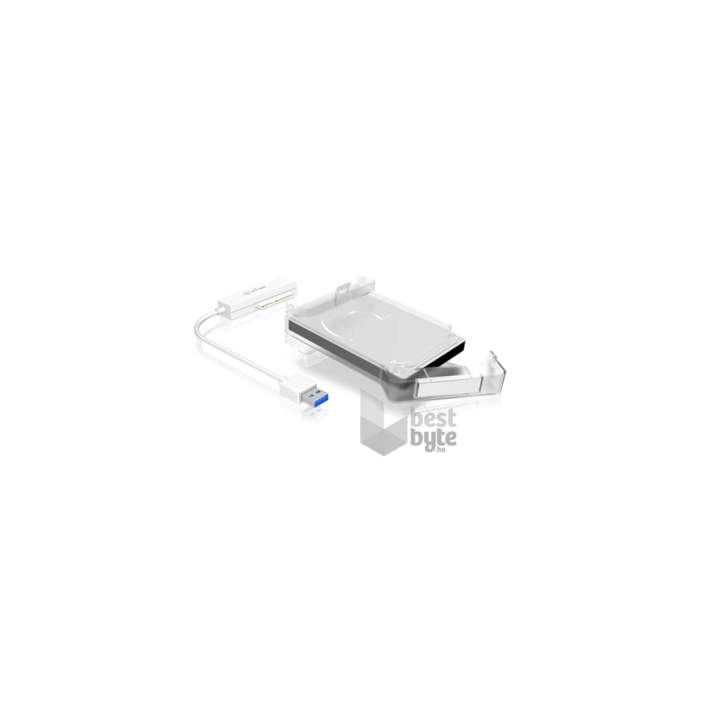 Raidsonic ICY BOX IB-AC703-U3 2.5" USB3.0 SATA külső ház átlátszó