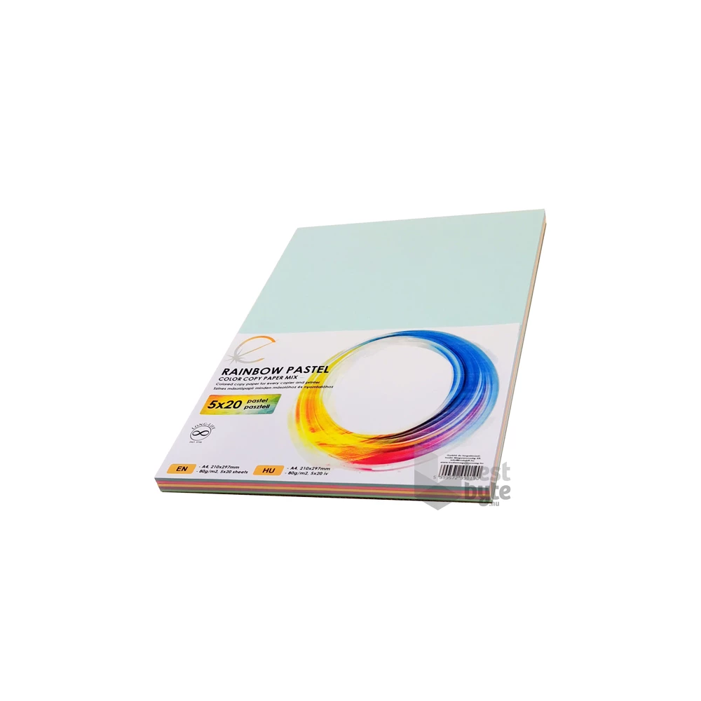 Rainbow Pastel Mix A4 80 g 5x20 ív színes másolópapír