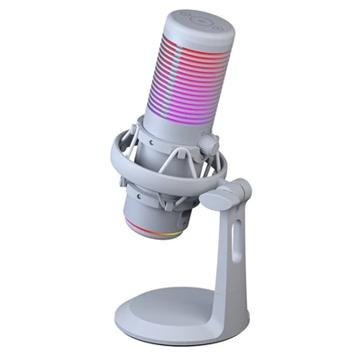 Rampage 41148 BEMOL USB PC/MAC/Android fehér RGB mikrofon